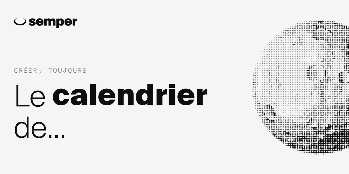 Bannière « Le calendrier de… »
